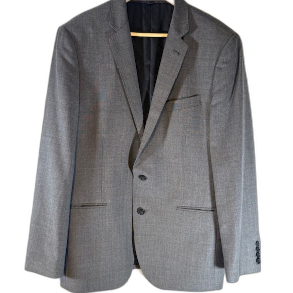 J.Crew Ludlow Italian Wool Blazer 42R Charcoal Dark Grey Tollegno 1900 Men's